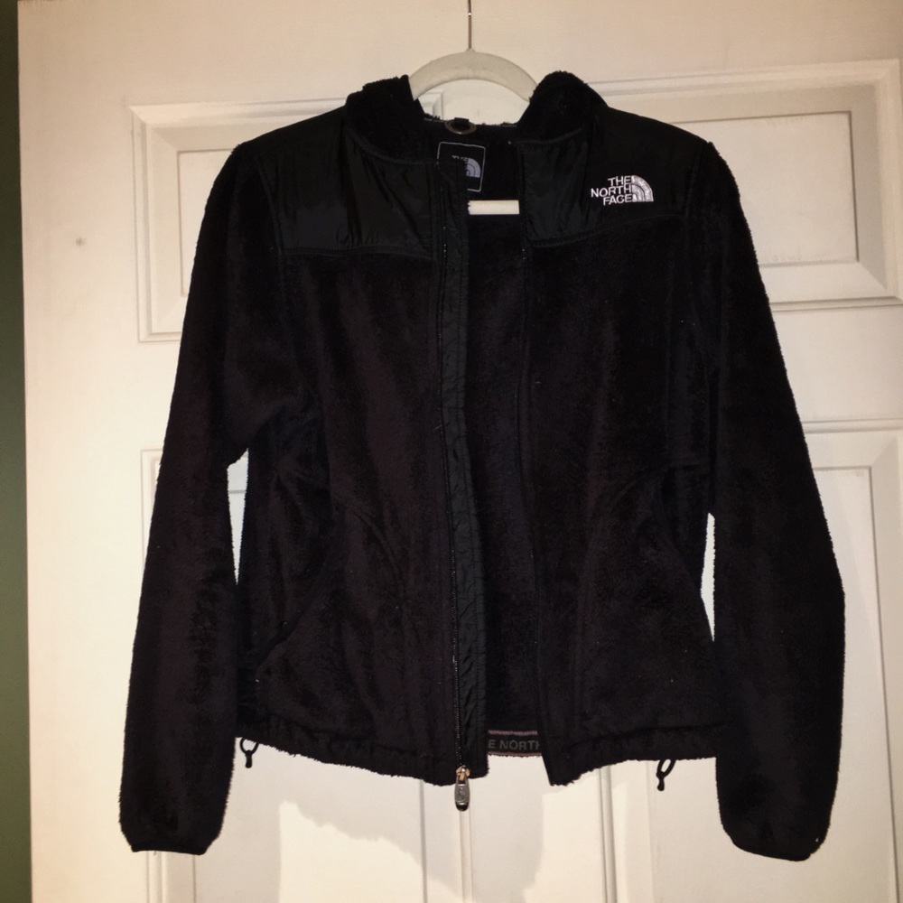 Black North Face Fur Jacket
